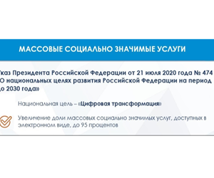 Массовые социально значимые услуги.
