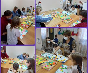 Коррекционное занятие из цикла занятий для семей, воспитывающих детей-инвалидов и детей с ОВЗ. 